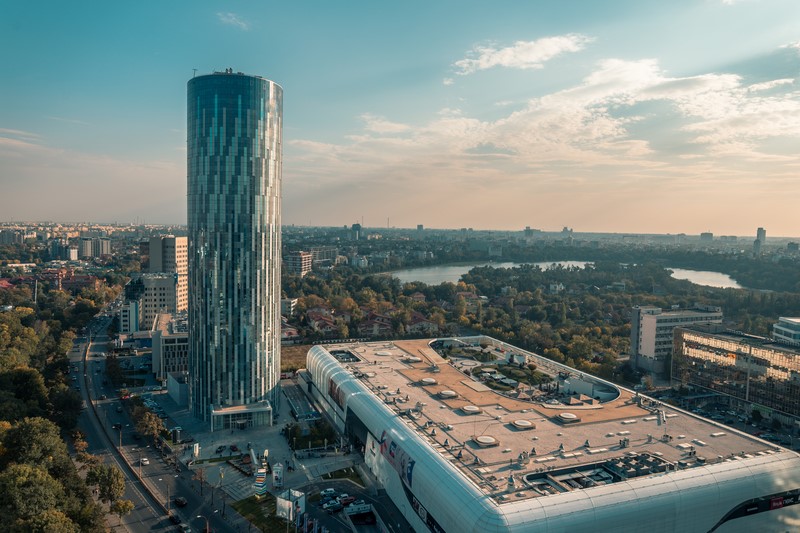 Sky Tower – 137 de metri. Cele mai înalte clădiri din București