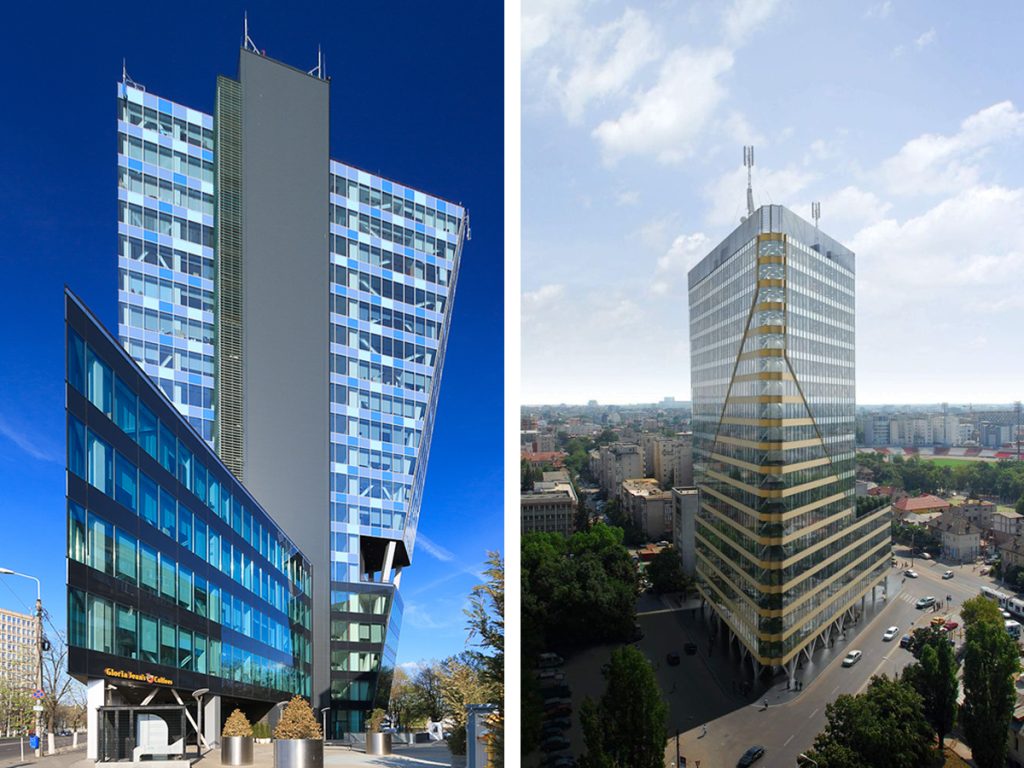 clădiri comerciale sustenabile, Euro Tower din București 2009