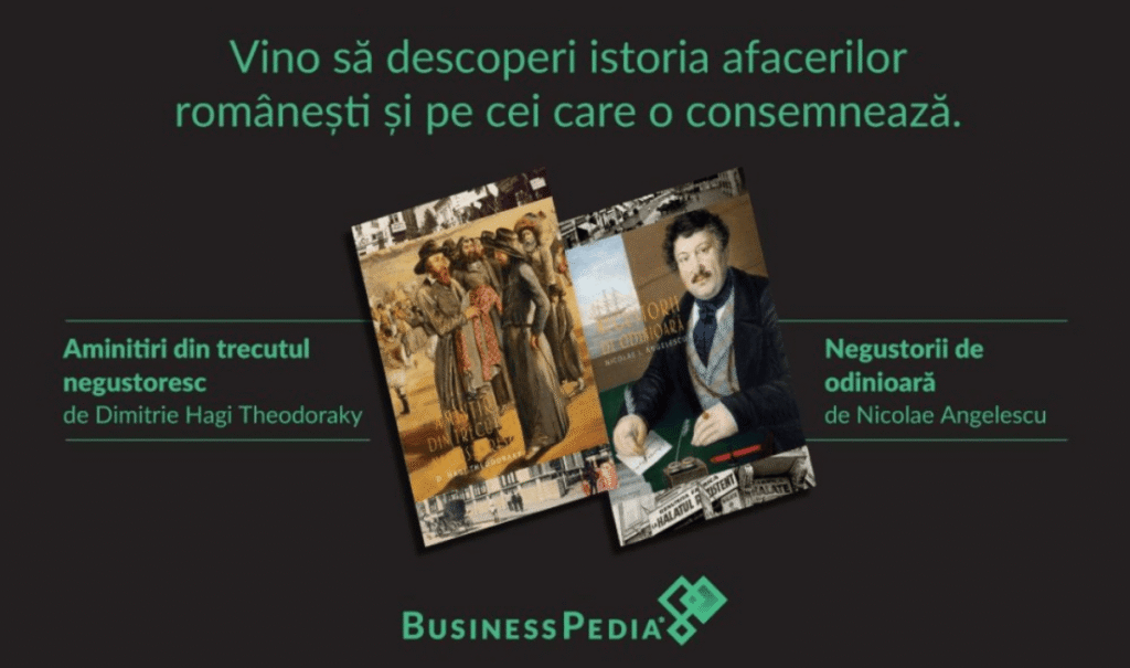 colecția BusinessPedia: carte Negustorii de odinioară